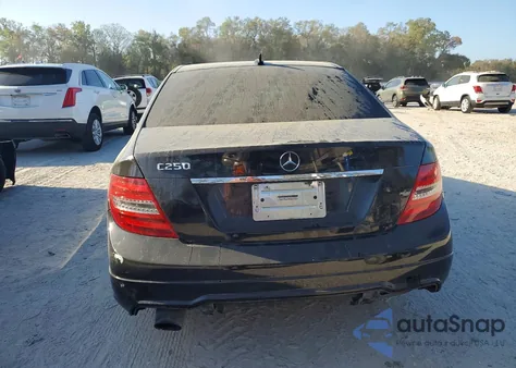 2012 Mercedes-Benz C 250 from USA, damaged, VIN WDDGF4HB0CR199454